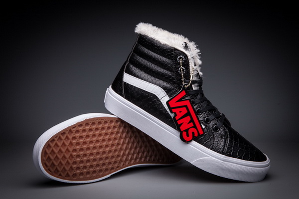 Vans High Top Shoes Lined with fur--027